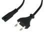 Lindy 30423 Cable de Alimentación 5 m CEE7/16 a C7 Acoplador Negro