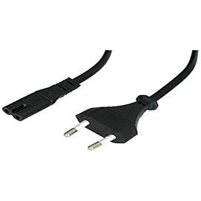 Lindy Cable de Corriente de 5m con Conector Euro y Acoplador C7 Negro