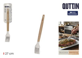 Inde Pincel Soft M de Madera Quttin - 31 cm de Largo x 6.5 cm de Ancho - Pincel para Pintura (24 Unidades)
