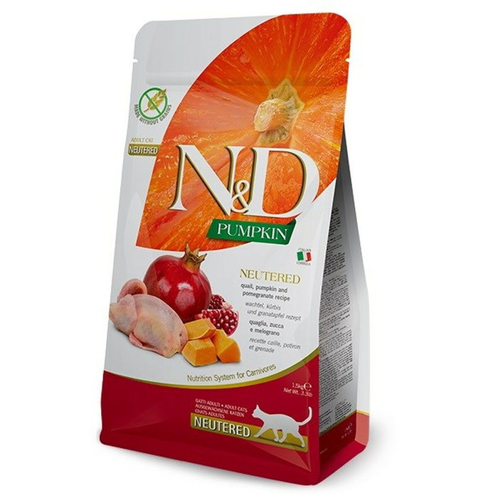 Farmina N&D Pumpkin Cat Neutered Codorniz 5kg Farmina N&D Pumpkin Cat Neutered Codorniz 5kg