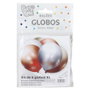 Party Time - Juego de 6 Globos XL (Oro Rosa, Plata, Cobre) para Fiestas y Decoración