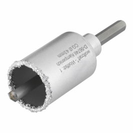 Wolfcraft Corona de perforación recubierta de carburo de tungsteno ø43 x 55 mm