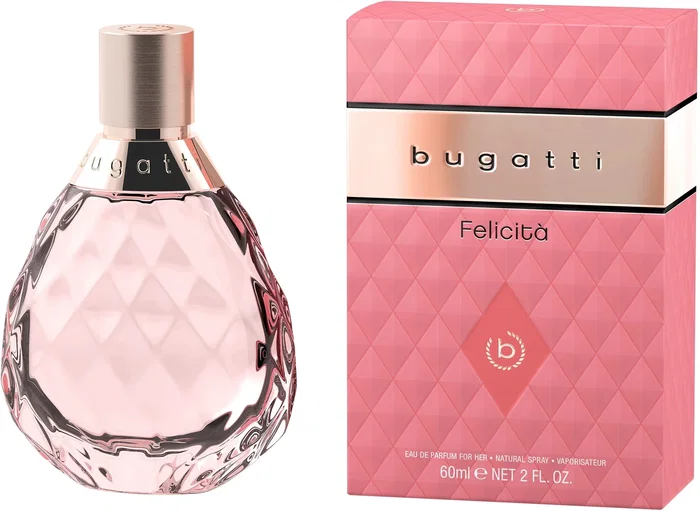 Bugatti Felicita Rosa Agua de perfume para mujeres Bugatti Felicita Rosa Agua de perfume para mujeres