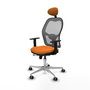 PIQUERAS Y CRESPO Silla de oficina Jorquera Naranja y Gris