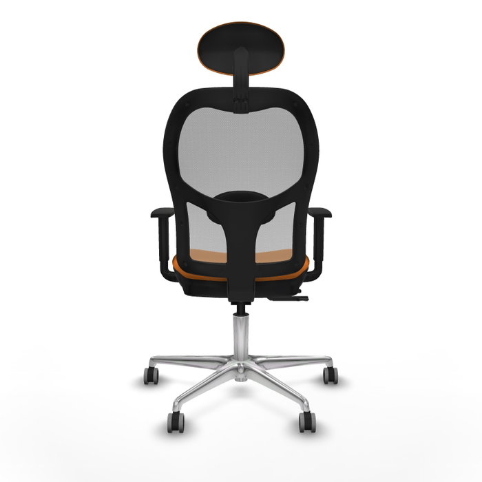 PIQUERAS Y CRESPO Silla de oficina Jorquera Naranja y Gris