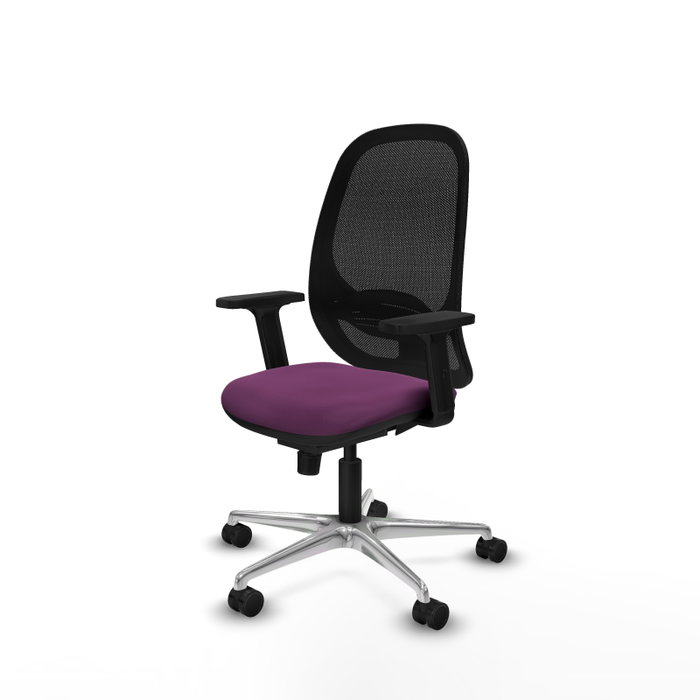 PIQUERAS Y CRESPO Silla de oficina Cilanco Morado y Negro