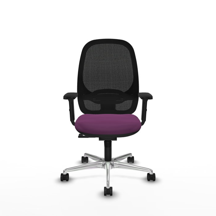 PIQUERAS Y CRESPO Silla de oficina Cilanco Morado y Negro