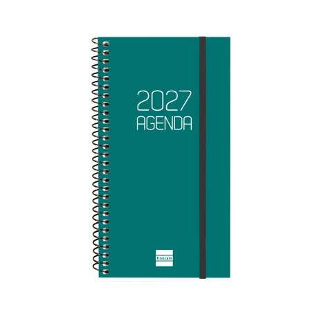 FINOCAM Agenda Anual 2027 Espiral Basic Verde