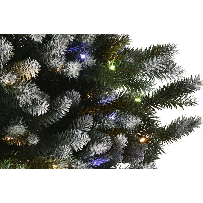 DKD Home Decor Árbol de Navidad Nevado con 220 Luces LED y 561 Ramas