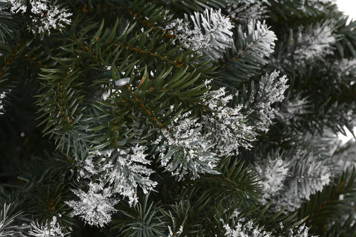 DKD Home Decor Holly night Árbol de Navidad Alpina Nevado Verde 110 x 150 x 110 cm