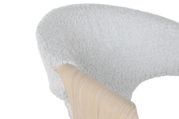 DKD Home Decor Silla Scandi Gris 67.5 x 82 x 52.5 cm