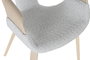 DKD Home Decor Silla Scandi Gris 67.5 x 82 x 52.5 cm