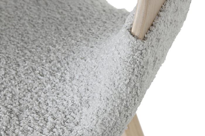 DKD Home Decor Silla Scandi Gris 67.5 x 82 x 52.5 cm