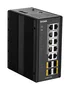 D-Link DIS-300G-14PSW Switch Gigabit Ethernet Industrial Gestionable L2, 14 Puertos (10x10/100/1000BASE-T con 8 PoE+ + 4 SFP), Montaje Pared/DIN, Negro