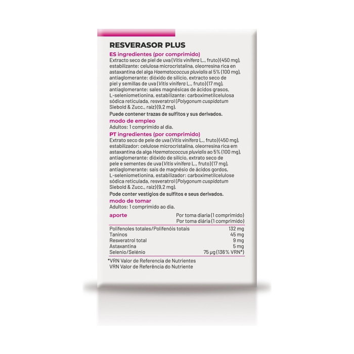 Soria Natural Resverasor Plus 28 comprimidos Soria Natural Resverasor Plus 28 comprimidos