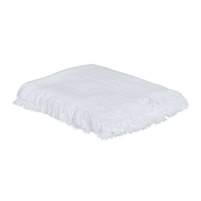 Ixia Plaid Espiga Blanco Algodón 180 x 260 cm Ixia Plaid Espiga Blanco Algodón 180 x 260 cm