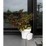 GARDEN ID Maceta redonda con depósito - Glamour - 8311901 - Ø 50 cm - 47 L - Altura 43 cm - Color Blanca
