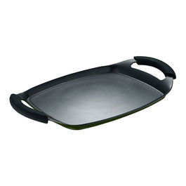 San Ignacio Asador Experto Aluminio Forjado Inducción Negro Verde 37x25 cm pq-7764c