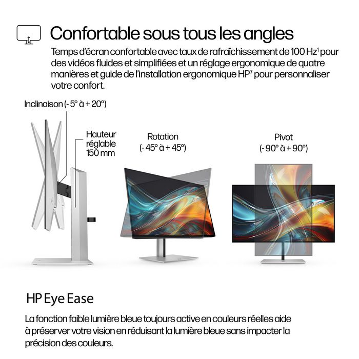 HP Series 7 Pro 724pn Monitor 24 pulg WUXGA IPS 100 Hz