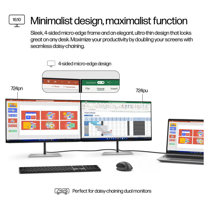 HP Monitor 8X534AA / 8X534AA#ABB Silver/Black