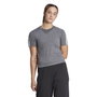 Camiseta de Manga Corta Mujer Adidas 3-Stripes Essentials Gris claro M