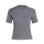 Camiseta de Manga Corta Mujer Adidas 3-Stripes Essentials Gris claro M