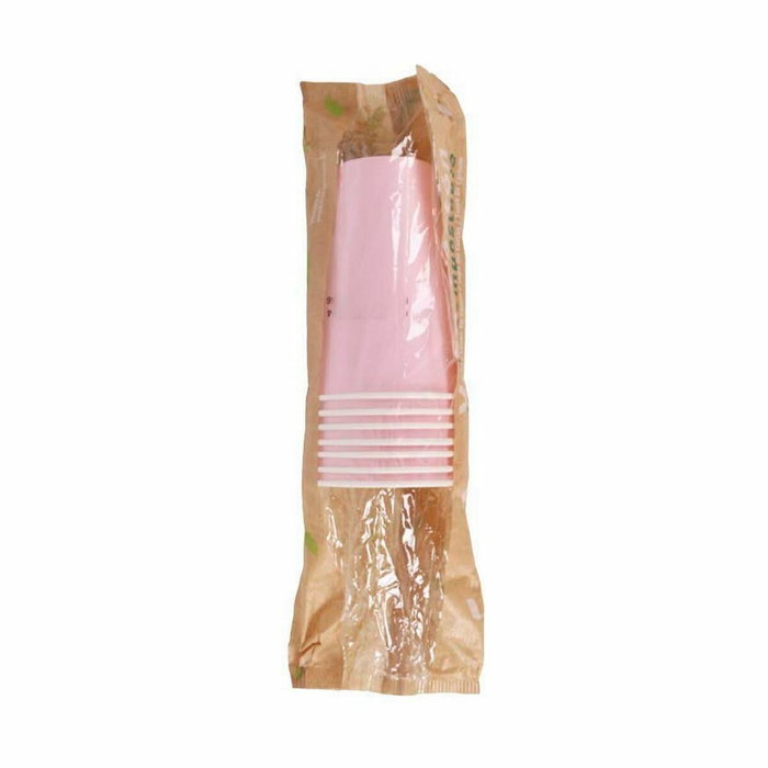 Set de Vasos Algon Desechables Cartón Rosa 7 Piezas 450 ml (16 Unidades) Set de Vasos Algon Desechables Cartón Rosa 7 Piezas 450 ml (16 Unidades)