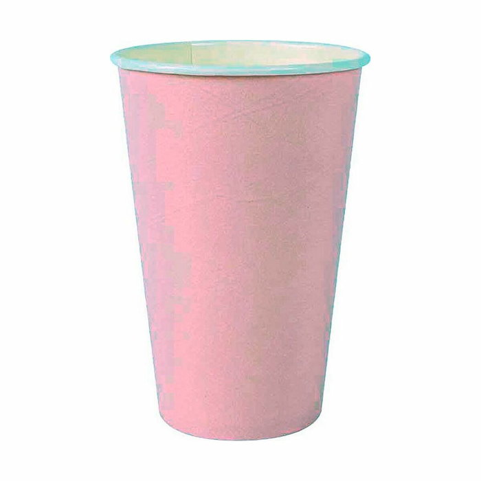 Set de Vasos Algon Desechables Cartón Rosa 7 Piezas 450 ml (16 Unidades) Set de Vasos Algon Desechables Cartón Rosa 7 Piezas 450 ml (16 Unidades)