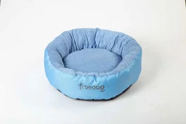 Freedog Cama Donut Icing Azul Cielo 50 cm para Perros