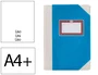 Fernandes Libro Cartone Cosido DIN A4+ Liso 100 gr Azul 50 Hojas