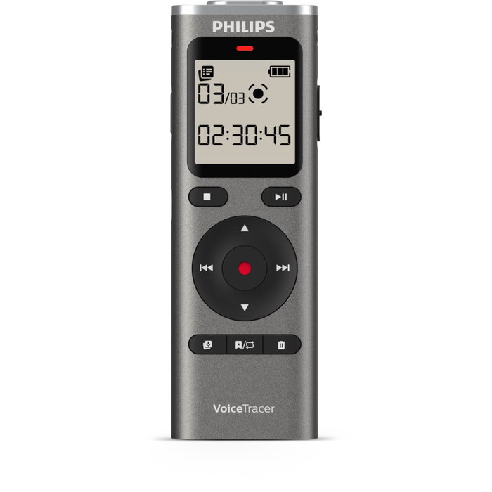 Philips VoiceTracer DVT1170 Grabadora Digital 8 GB Plata Philips VoiceTracer DVT1170 Grabadora Digital 8 GB Plata