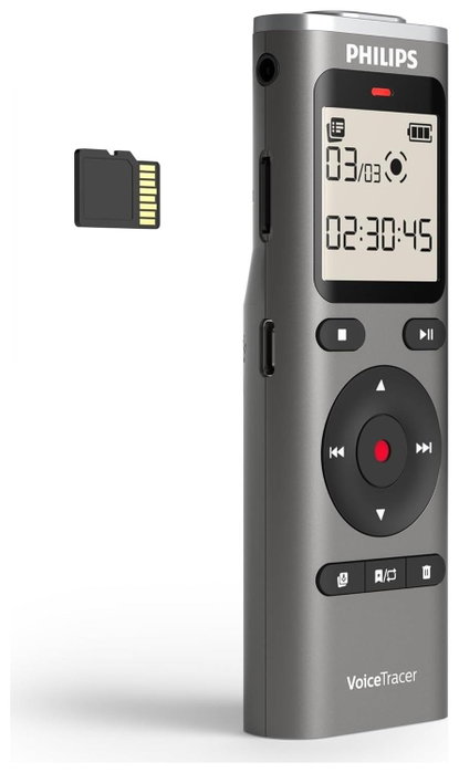 Philips VoiceTracer DVT1170 Grabadora de Voz 8GB Plata Philips VoiceTracer DVT1170 Grabadora de Voz 8GB Plata