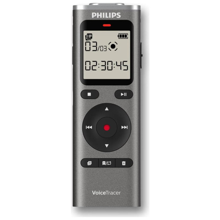 Philips VoiceTracer DVT1170 Grabadora de Voz 8GB Plata Philips VoiceTracer DVT1170 Grabadora de Voz 8GB Plata