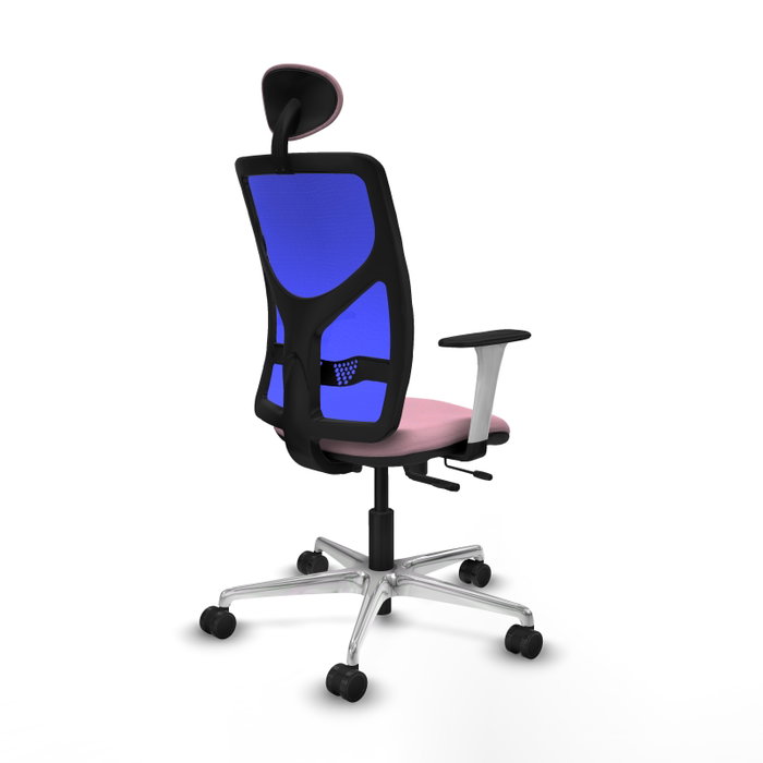 PIQUERAS Y CRESPO Silla de oficina Motilla con mecanismo Sincro/Traslack Rosa y Azul PIQUERAS Y CRESPO Silla de oficina Motilla con mecanismo Sincro/Traslack Rosa y Azul