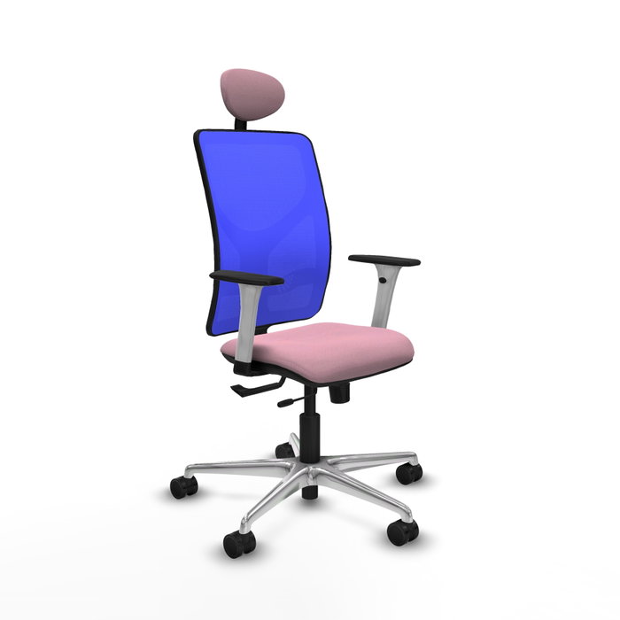 PIQUERAS Y CRESPO Silla de oficina Motilla con mecanismo Sincro/Traslack Rosa y Azul PIQUERAS Y CRESPO Silla de oficina Motilla con mecanismo Sincro/Traslack Rosa y Azul