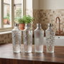 La Mediterranea Botella de Vidrio con Tapa de Acero 1300ml