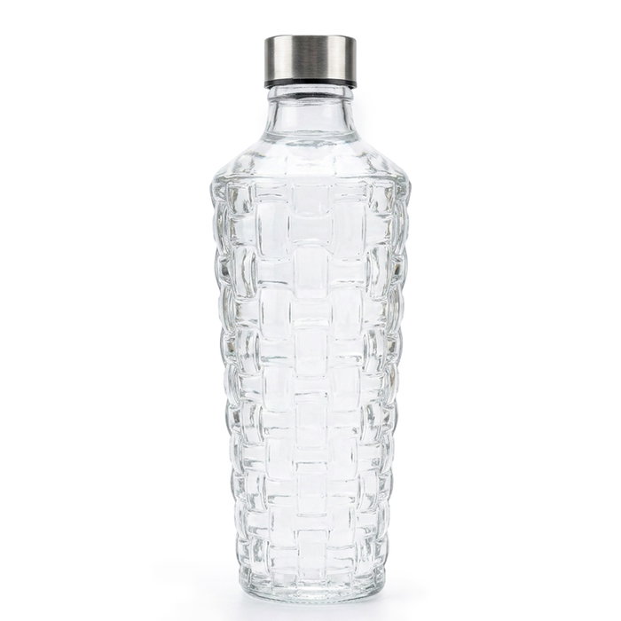 La Mediterranea Botella de Vidrio con Tapa de Acero 1300ml La Mediterranea Botella de Vidrio con Tapa de Acero 1300ml