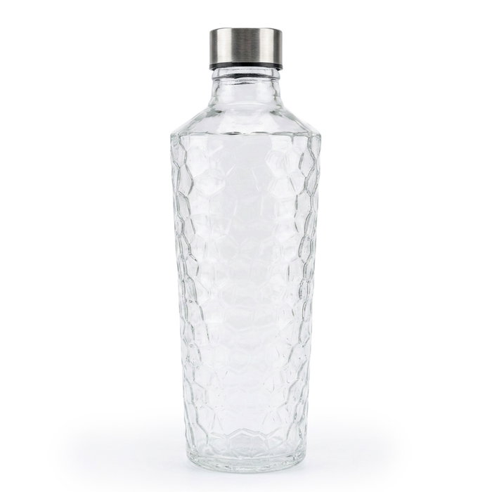 La Mediterranea Botella de Vidrio con Tapa de Acero 1300ml La Mediterranea Botella de Vidrio con Tapa de Acero 1300ml