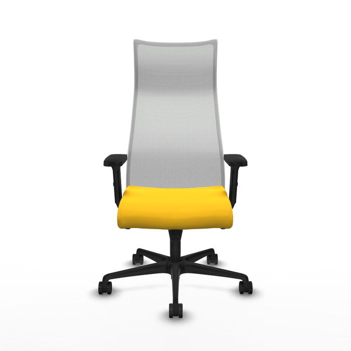 PIQUERAS Y CRESPO Sillón Albacete con mecanismo Sincro, Amarillo y Blanco PIQUERAS Y CRESPO Sillón Albacete con mecanismo Sincro, Amarillo y Blanco