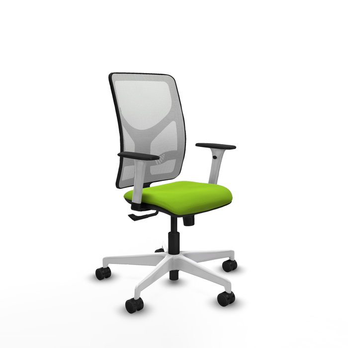 PIQUERAS Y CRESPO Silla de oficina Motilla con mecanismo Sincro, color Pistacho y Blanco PIQUERAS Y CRESPO Silla de oficina Motilla con mecanismo Sincro, color Pistacho y Blanco