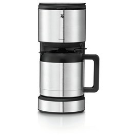 WMF Stelio Cafetera de Filtro con Jarra Térmica, 1 Litro, 1000W, Negra/Acero Inoxidable, 0412160011 / 3200000039