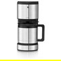 WMF Stelio Cafetera de Filtro con Jarra Térmica, 1 Litro, 1000W, Negra/Acero Inoxidable, 0412160011 / 3200000039