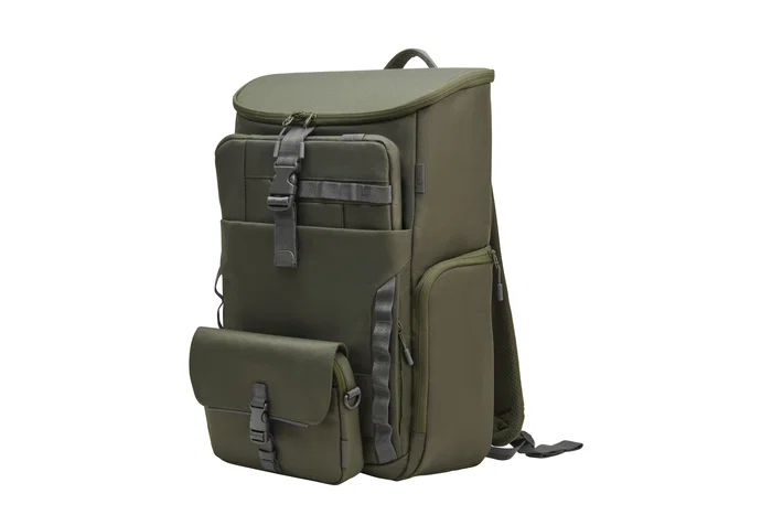 HP Mochila Modular para Portátil 9J4C1AA, 15.6 Pulgadas (39.6 cm) - Convertible en Funda y Bolsa, 27L, Resistente al Agua, Verde y Gris