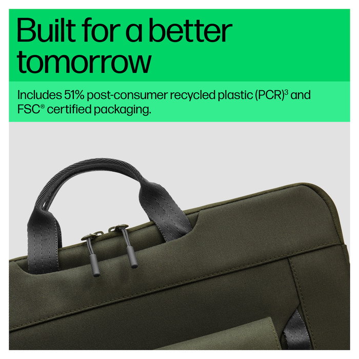 HP Mochila Modular para Portátil de 15,6 Pulgadas Verde y Gris