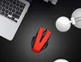 Q-connect Ratón Óptico Inalámbrico 2,4 GHz 1000 DPI Receptor USB Rojo