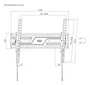 Gembird WM-86T-01 Soporte de Pared Inclinable para TV 37-86 pulgadas