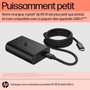 HP Cargador GaN 65W USB-C para Portátil, 2 Puertos, Compacto y Rápido, con Tecnología Gallium Nitride