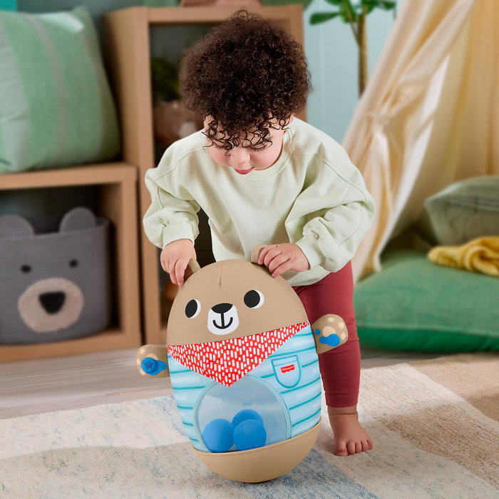 Fisher-Price Oso Inflable Golpea y Balancea Jlb83 Juguete para Bebés +6 Meses Fisher-Price Oso Inflable Golpea y Balancea Jlb83 Juguete para Bebés +6 Meses