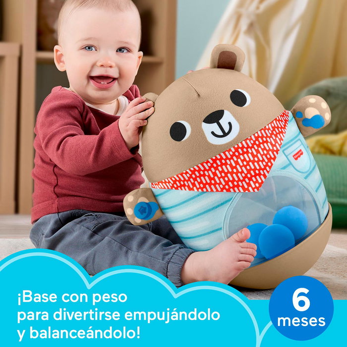 Fisher-Price Oso Inflable Golpea y Balancea Jlb83 Juguete para Bebés +6 Meses Fisher-Price Oso Inflable Golpea y Balancea Jlb83 Juguete para Bebés +6 Meses