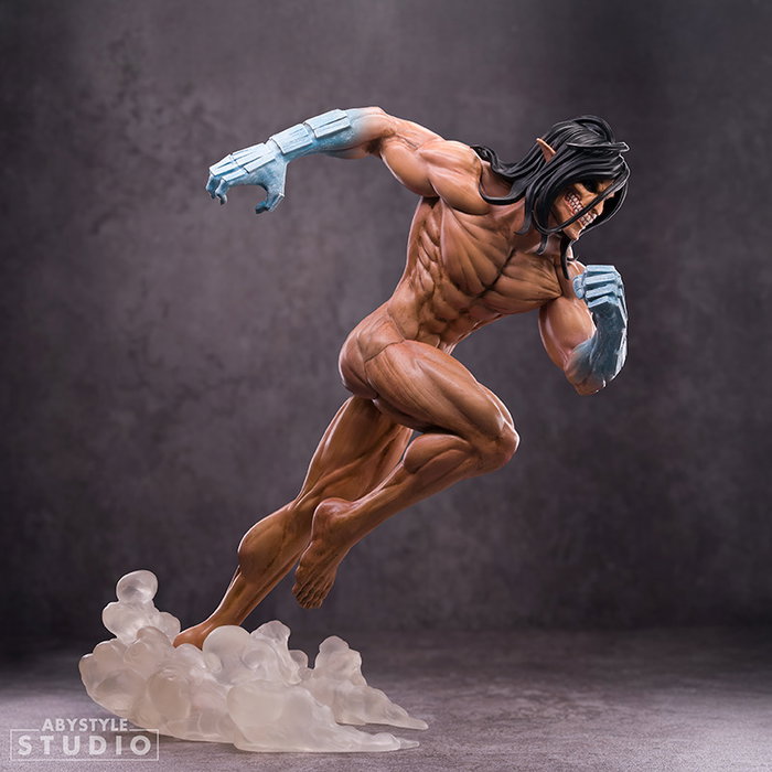 ABYstyle Figura Attack On Titan Eren Jaeger en Forma de Titán, Escala 1/10, 19 cm, PVC, Figura de Colección Oficial